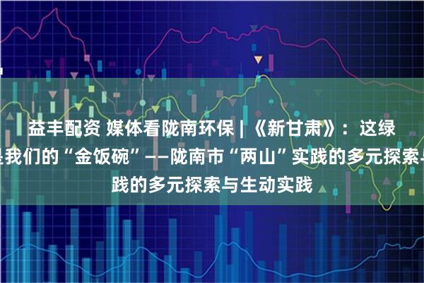 益丰配资 媒体看陇南环保 | 《新甘肃》：这绿水青山就是我们的“金饭碗”——陇南市“两山”实践的多元探索与生动实践