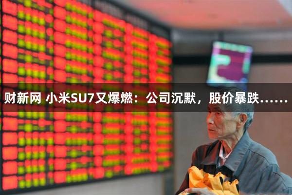 财新网 小米SU7又爆燃：公司沉默，股价暴跌……